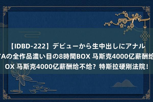 【IDBD-222】デビューから生中出しにアナルまで！最強の芸能人AYAの全作品濃い目の8時間BOX 马斯克4000亿薪酬给不给？特斯拉硬刚法院！