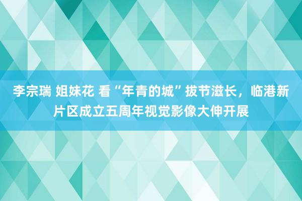 李宗瑞 姐妹花 看“年青的城”拔节滋长，临港新片区成立五周年视觉影像大伸开展