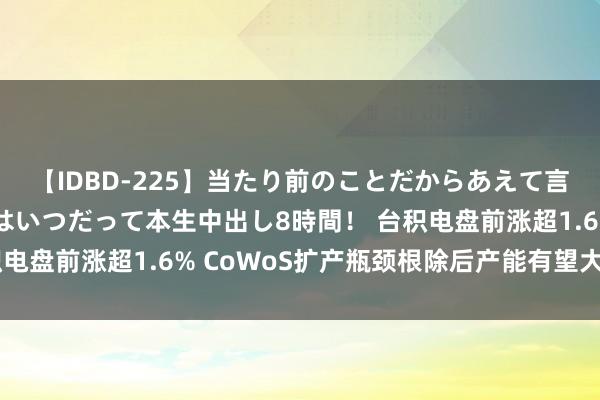 【IDBD-225】当たり前のことだからあえて言わなかったけど…IPはいつだって本生中出し8時間！ 台积电盘前涨超1.6% CoWoS扩产瓶颈根除后产能有望大幅普及