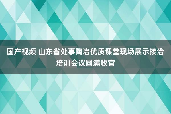 国产视频 山东省处事陶冶优质课堂现场展示接洽培训会议圆满收官