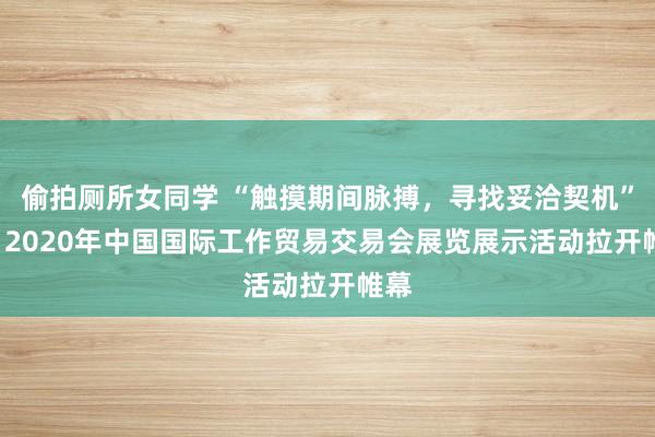 偷拍厕所女同学 “触摸期间脉搏，寻找妥洽契机”—— 2020年中国国际工作贸易交